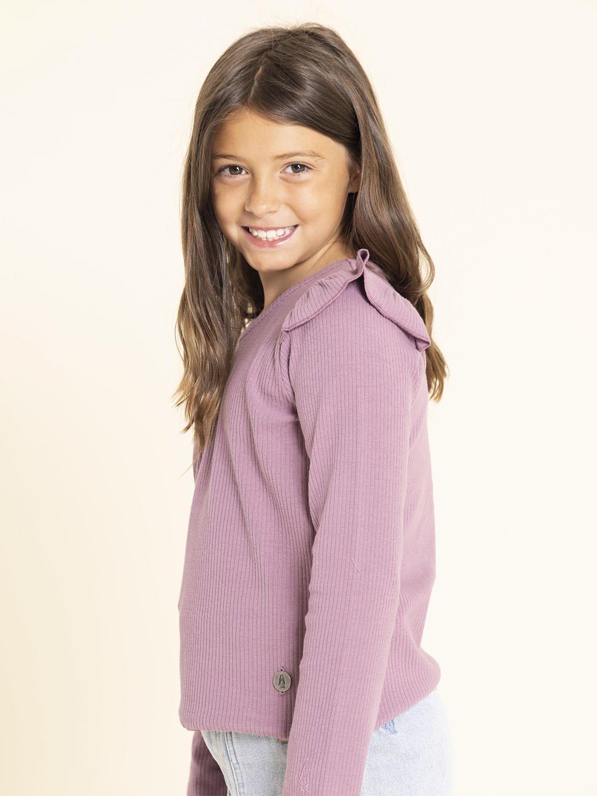 Polera Manga Larga Lupe Niña Morado-3