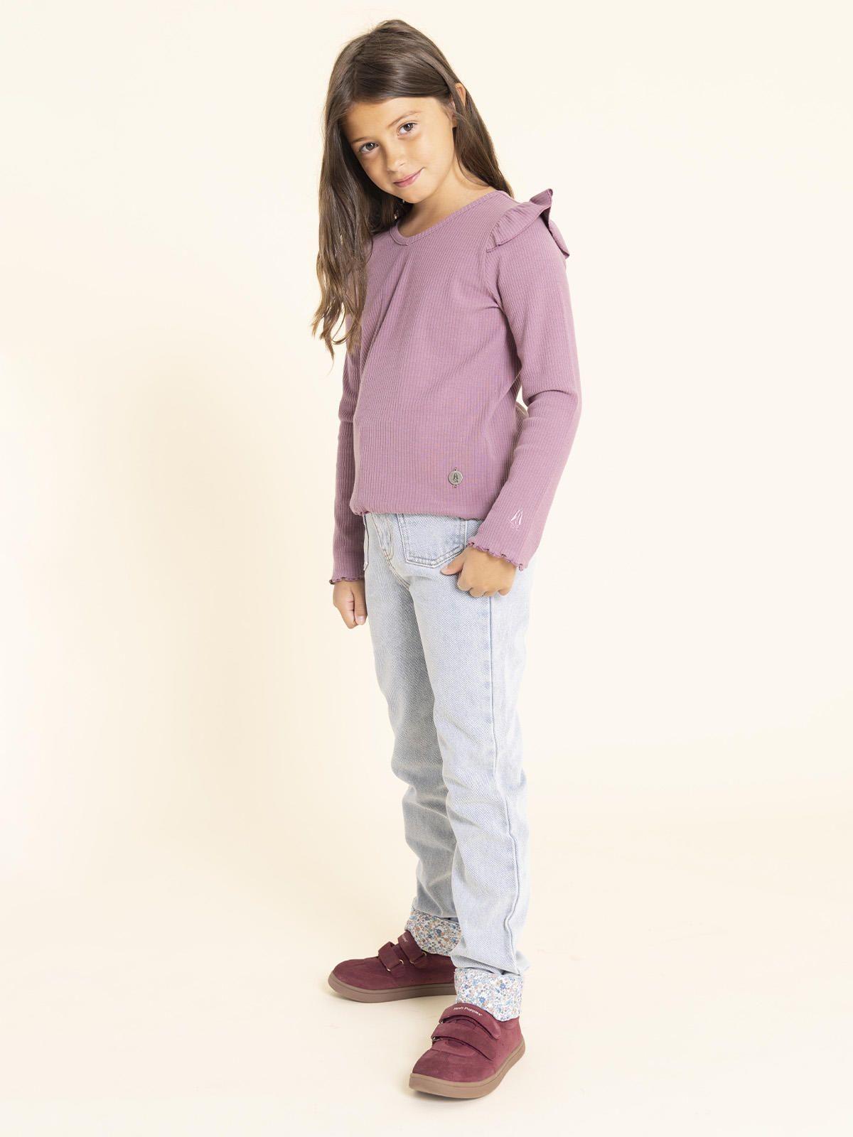 Polera Manga Larga Lupe Niña Morado-5