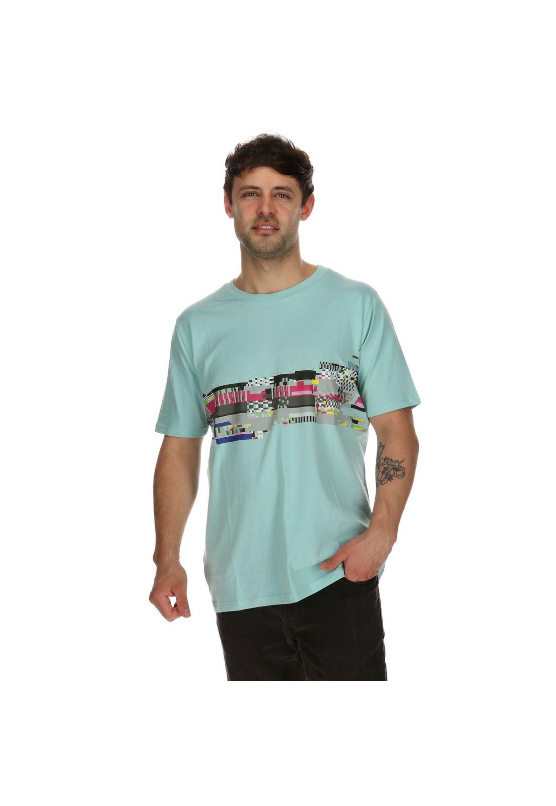 Polera M/C Hombre Amazing Ss Turquesa 7Veinte-0
