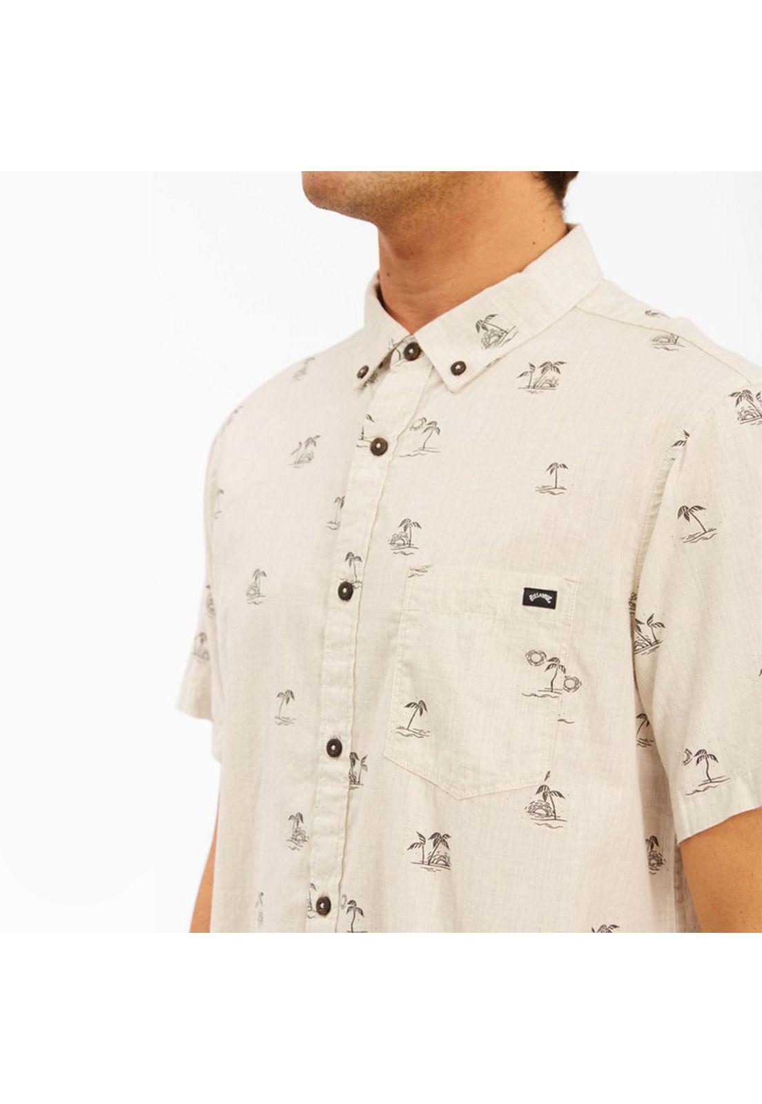 Camisa M/C Hombre Sundays Mini Ss Blanco-3