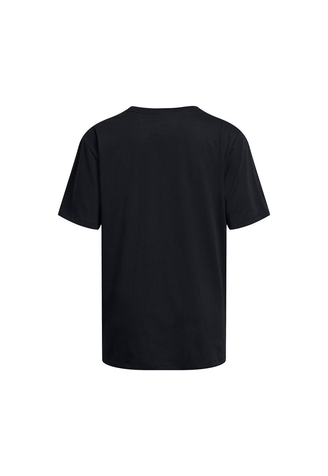 Polera manga corta UA Campus mujer Negro-1