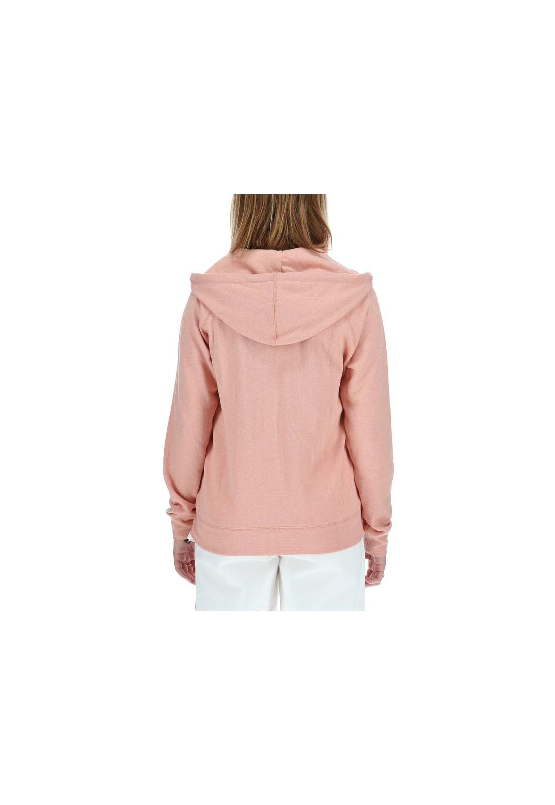 Poleron Mujer Lette Zip Naranjo-2