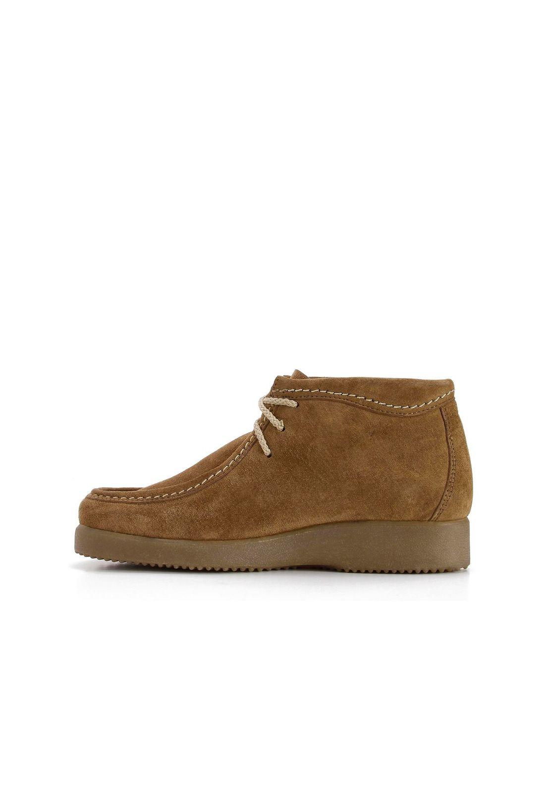 Botin Hombre Cuero Sioux II Café-3