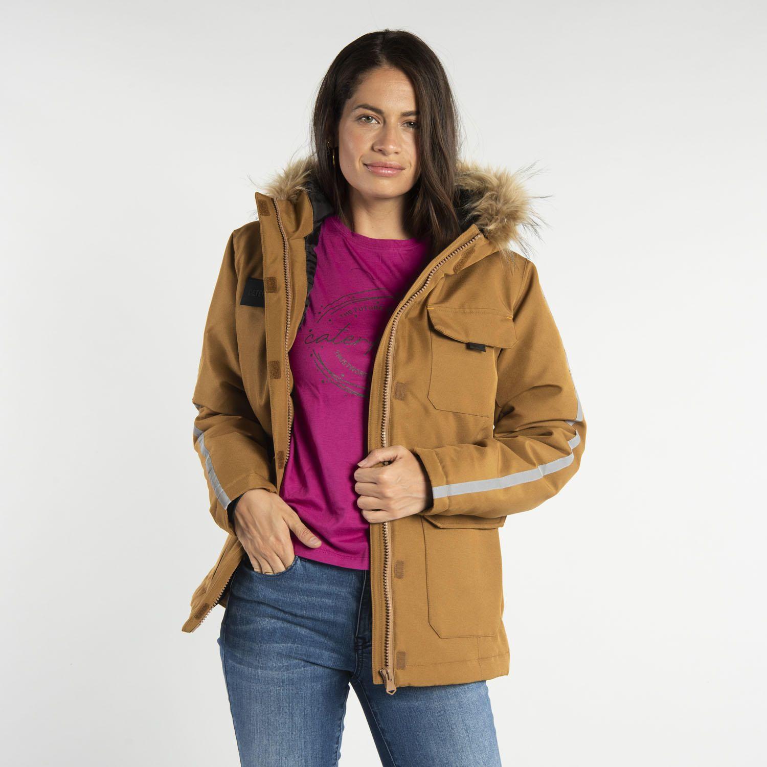 Chaqueta Mujer W Fdtn Futures Ins J Café-1