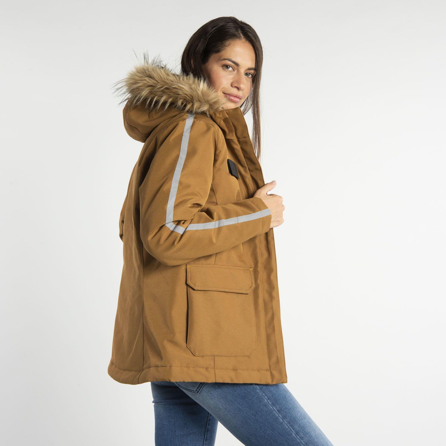 Chaqueta Mujer W Fdtn Futures Ins J Café-2