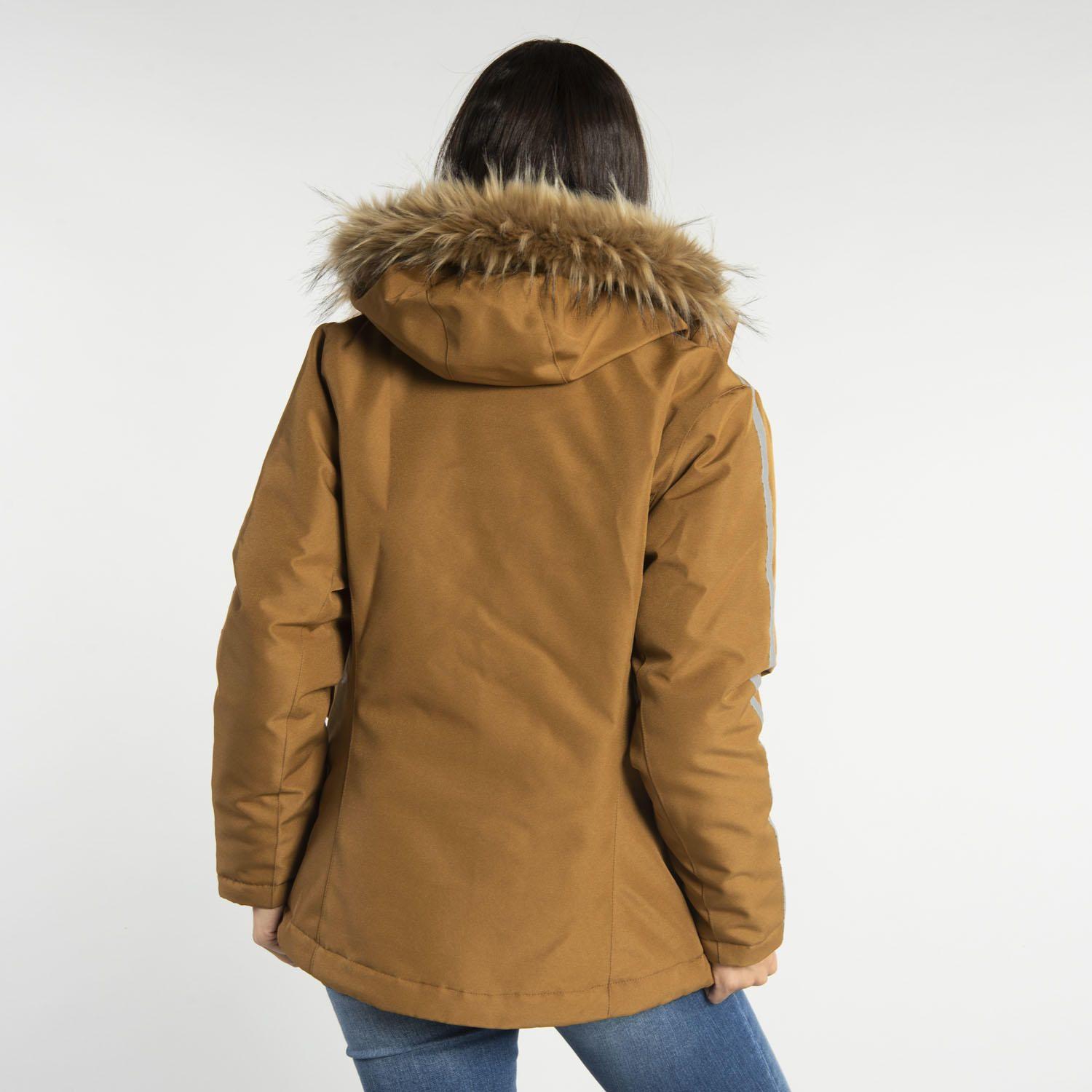 Chaqueta Mujer W Fdtn Futures Ins J Café-3