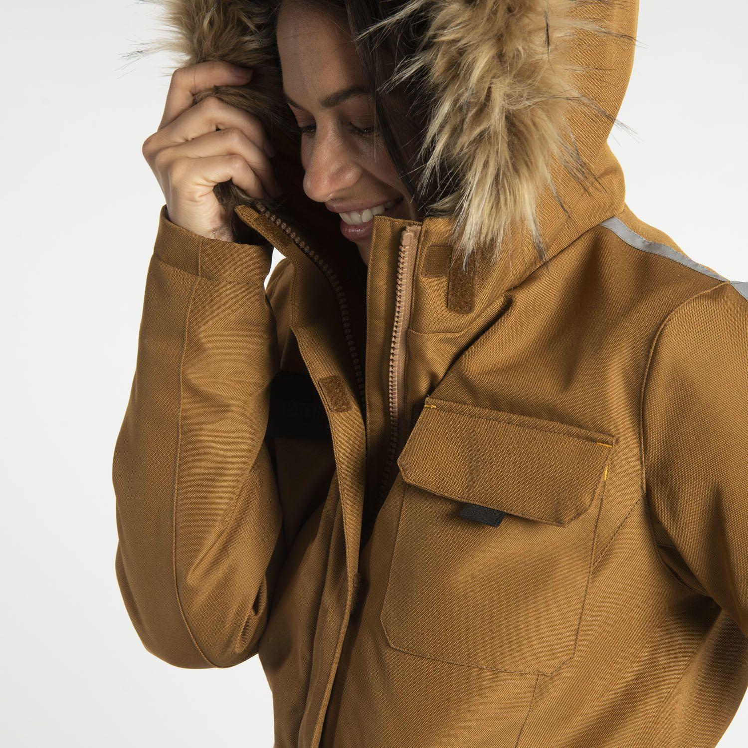 Chaqueta Mujer W Fdtn Futures Ins J Café-4