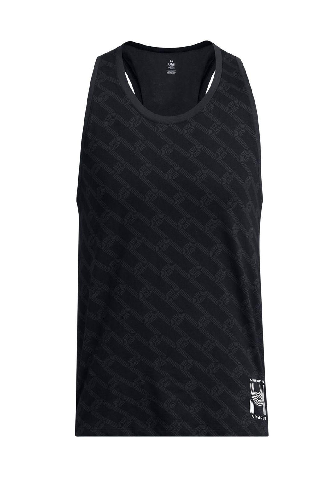 Polera sin manga Run Anywhere hombre Negro-0