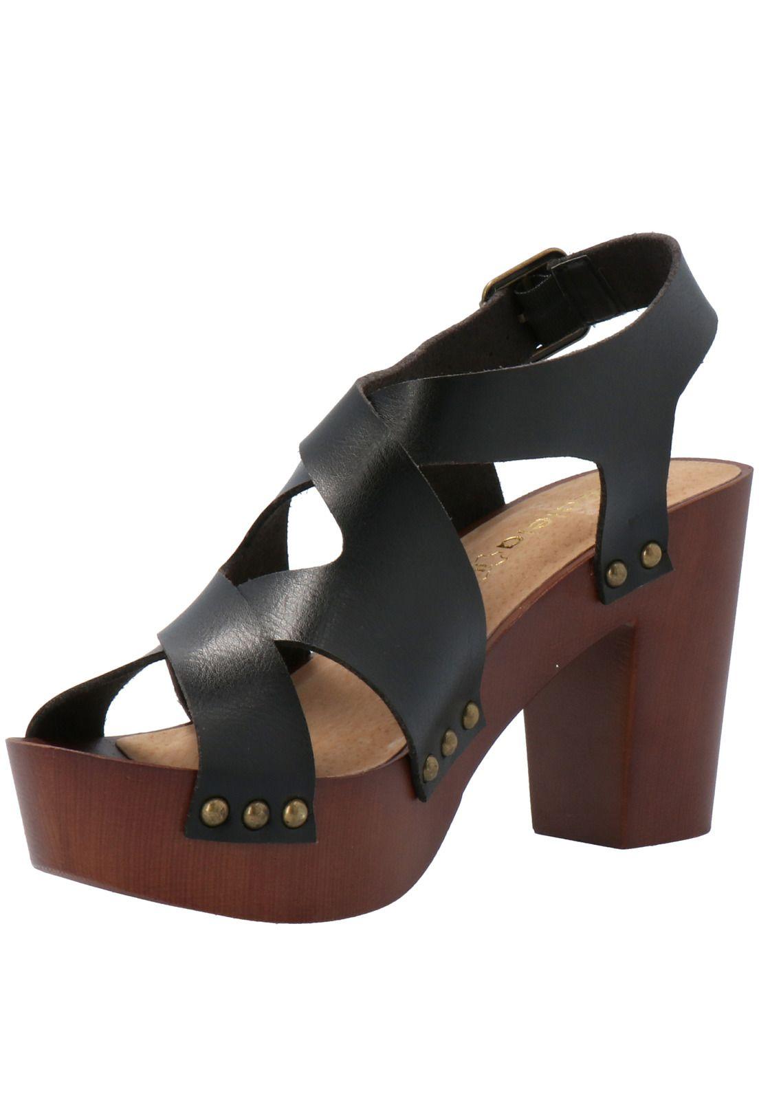 Sandalia Mujer Tanya Negro-3