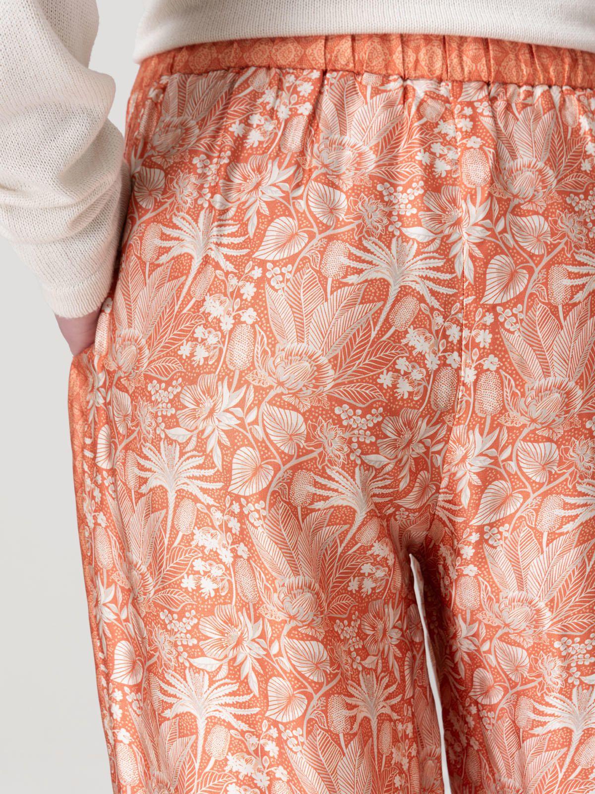 Pantalón Rayón Mujer Lunea Naranjo-7