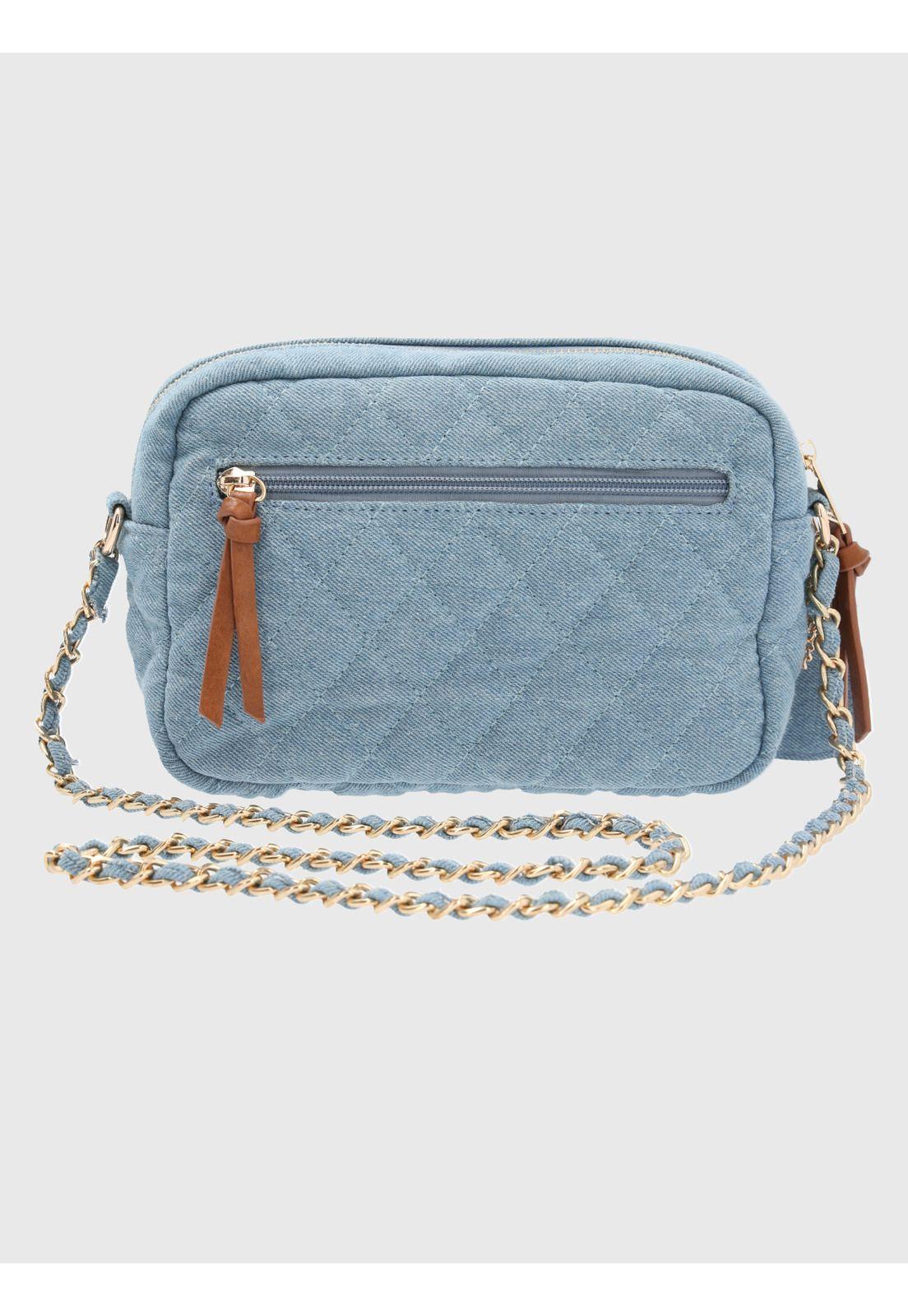 Cartera Ecocuero Denim Joyce Cross Mujer-2