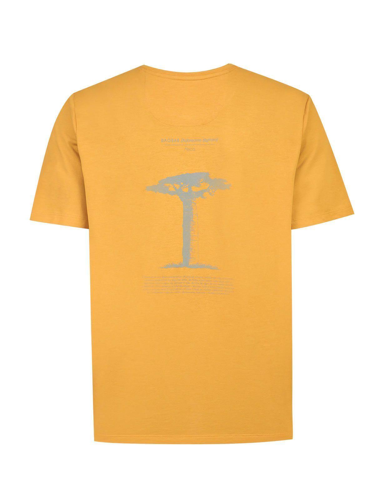Polera Algodón Hombre Onetree Amarillo-1