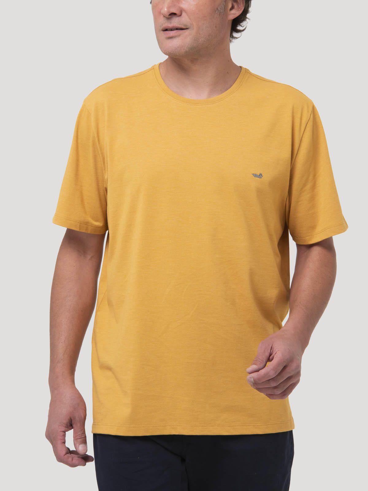 Polera Algodón Hombre Onetree Amarillo-4