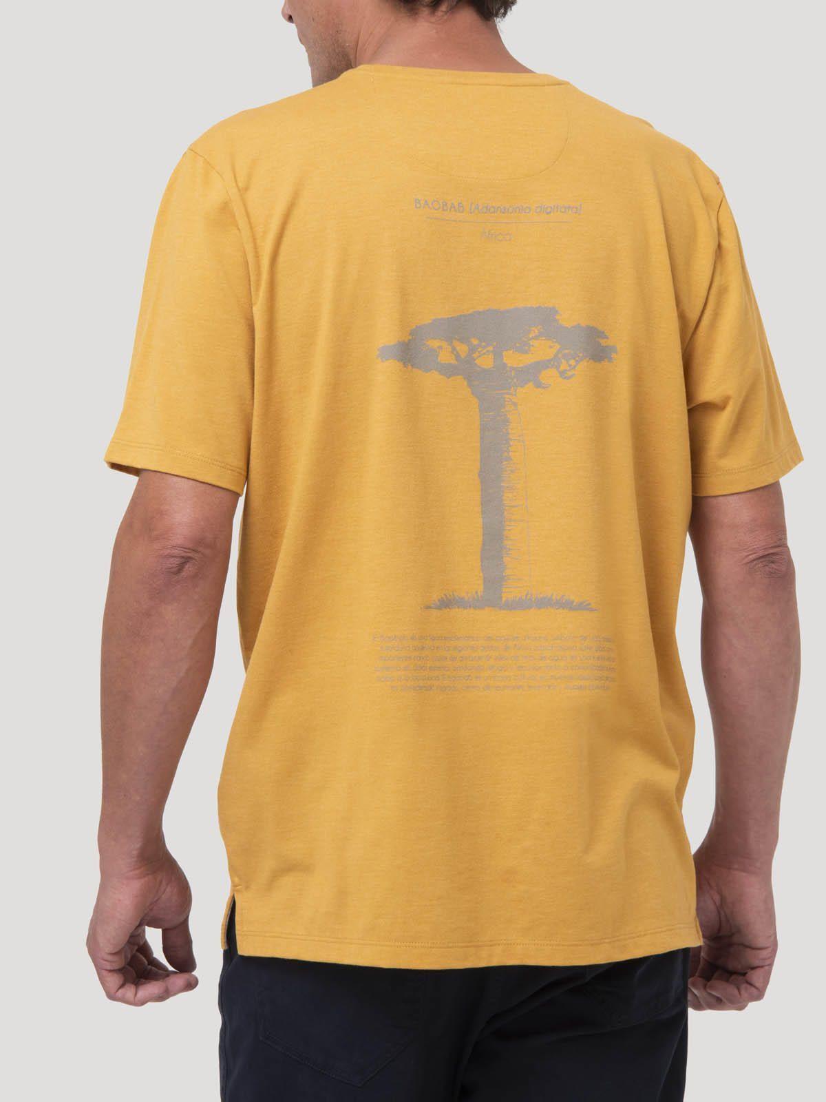 Polera Algodón Hombre Onetree Amarillo-6