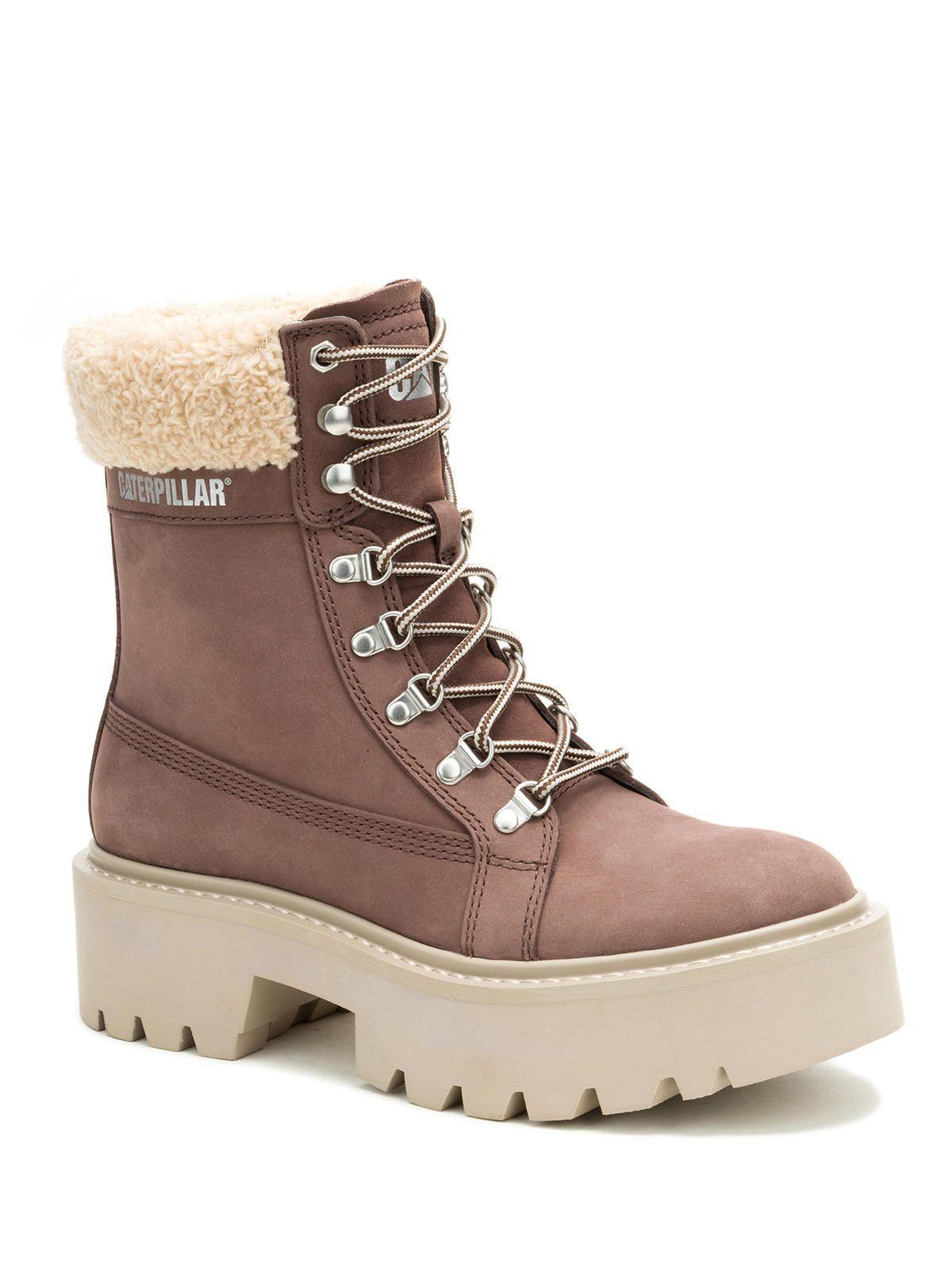 Botín Cuero Mujer Colorado Max Hiker Café-0