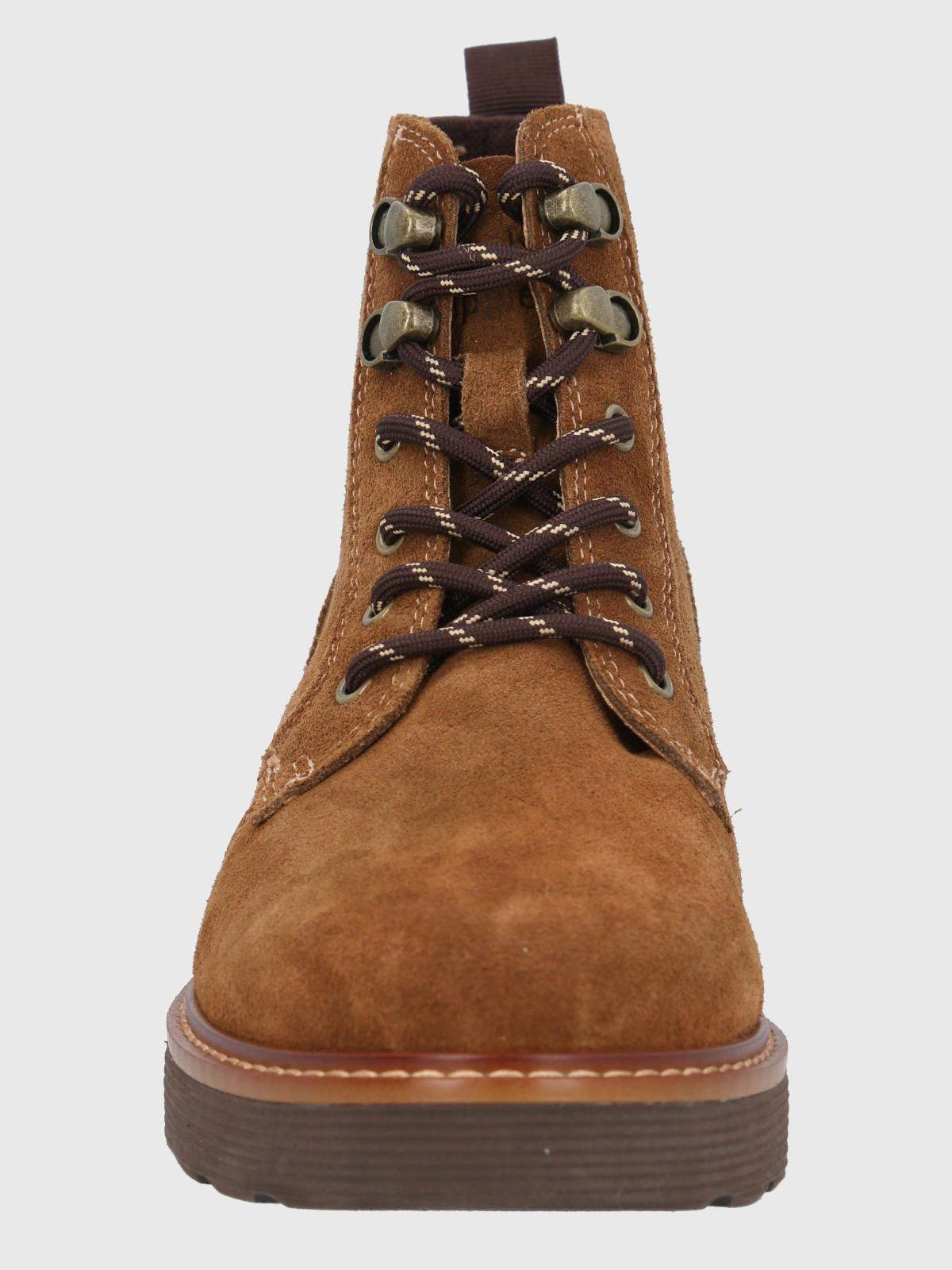 Botín Cuero Mujer Didi Café Claro-3