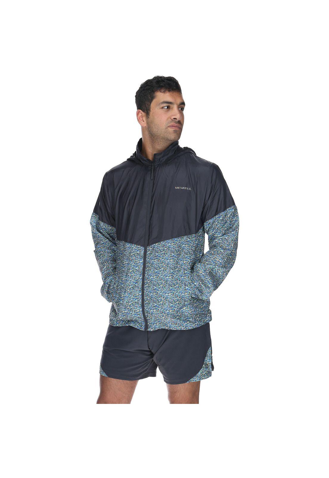 Cortaviento Unisex Eco Wave Windjacket Gris-1