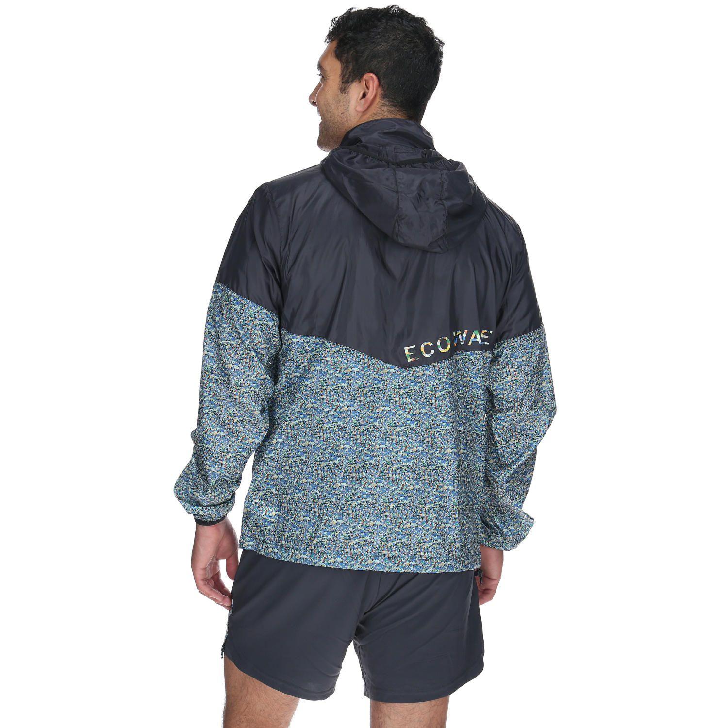 Cortaviento Unisex Eco Wave Windjacket Gris-3