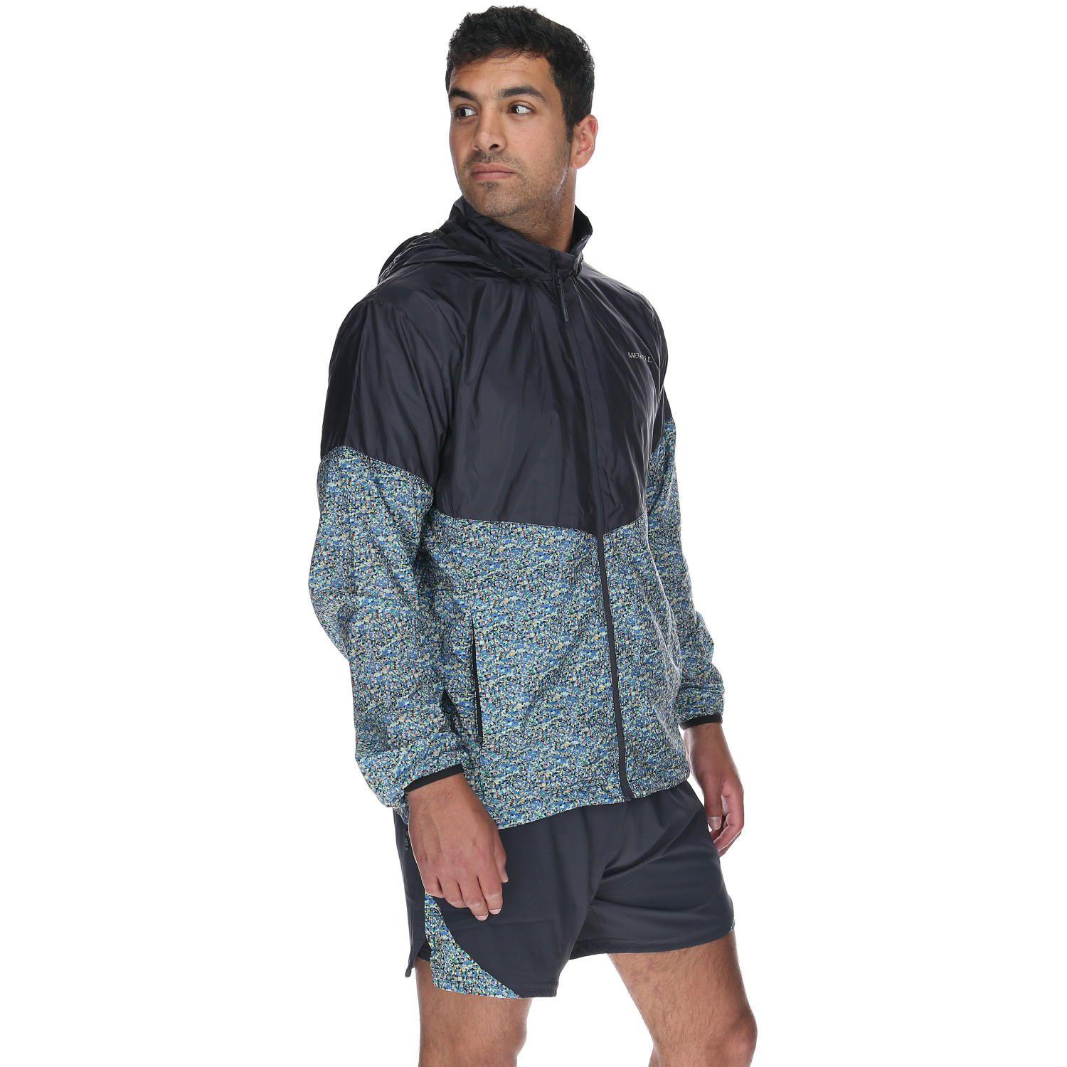 Cortaviento Unisex Eco Wave Windjacket Gris-4