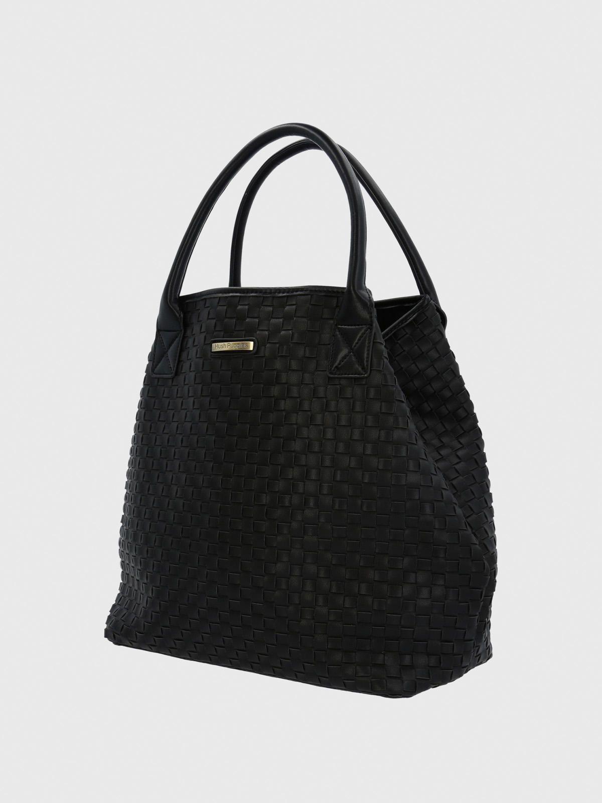 Cartera Ecocuero Mujer Bratt Tote Negro-1