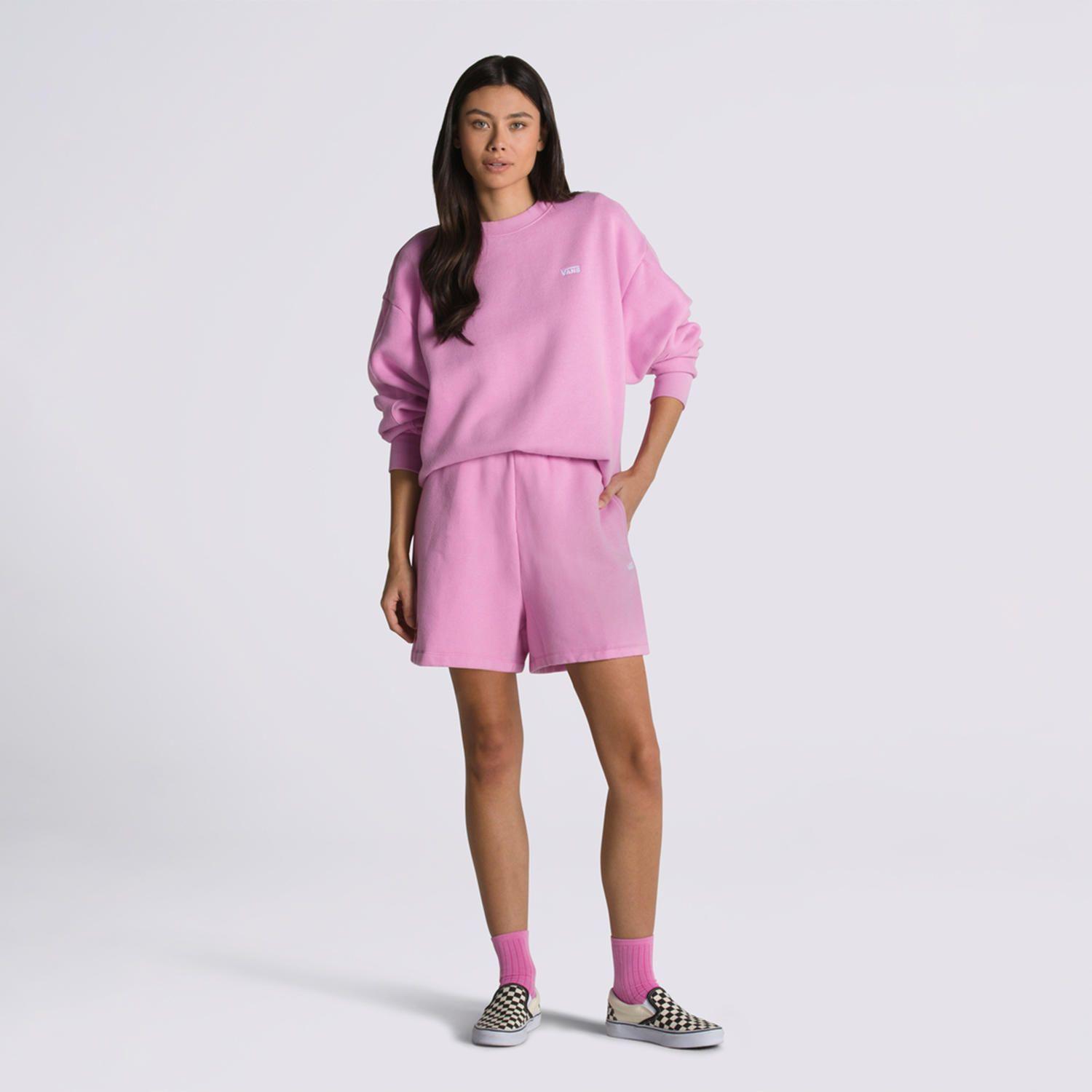 Short Wm Comfycush Fleece Rosado Mujer-0