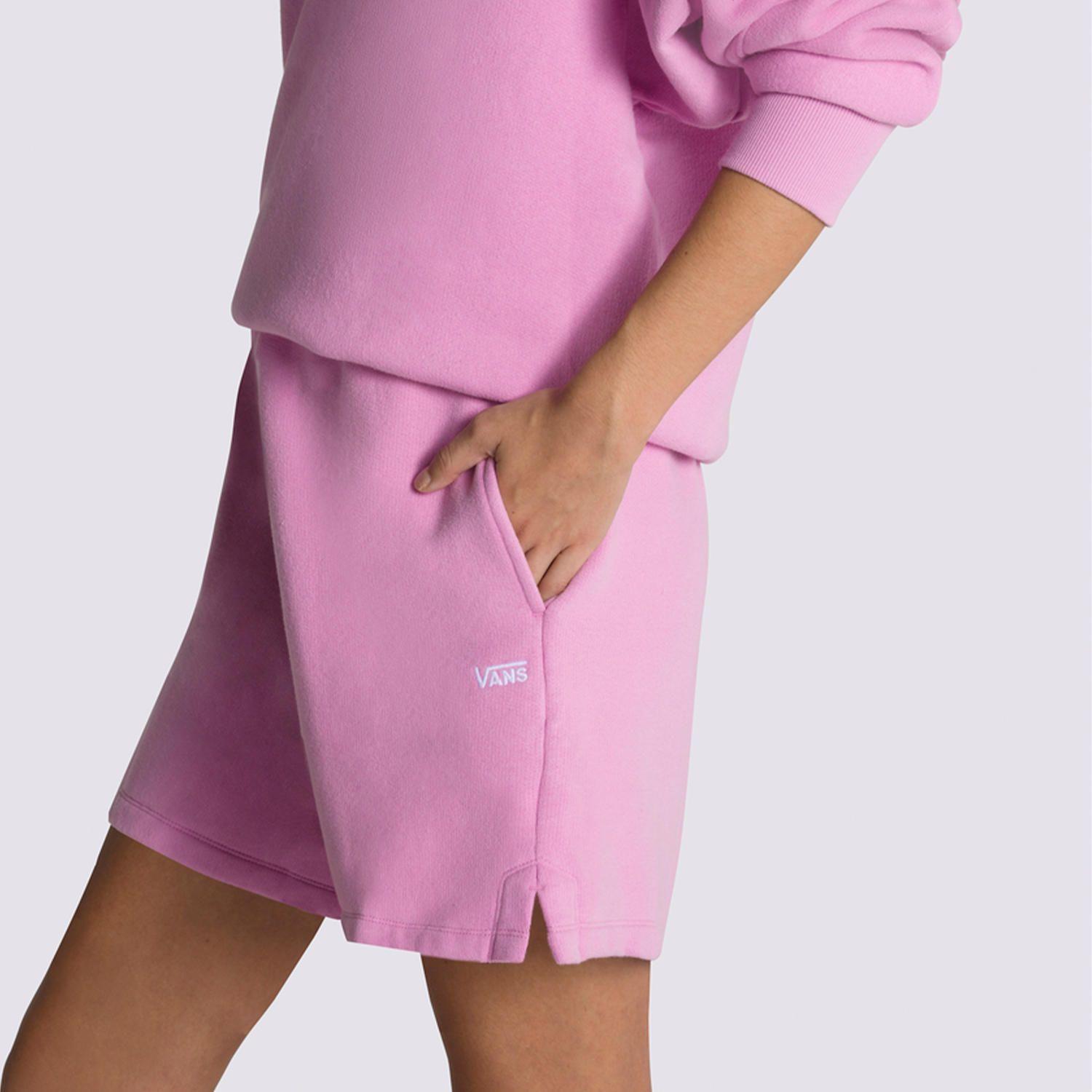 Short Wm Comfycush Fleece Rosado Mujer-3