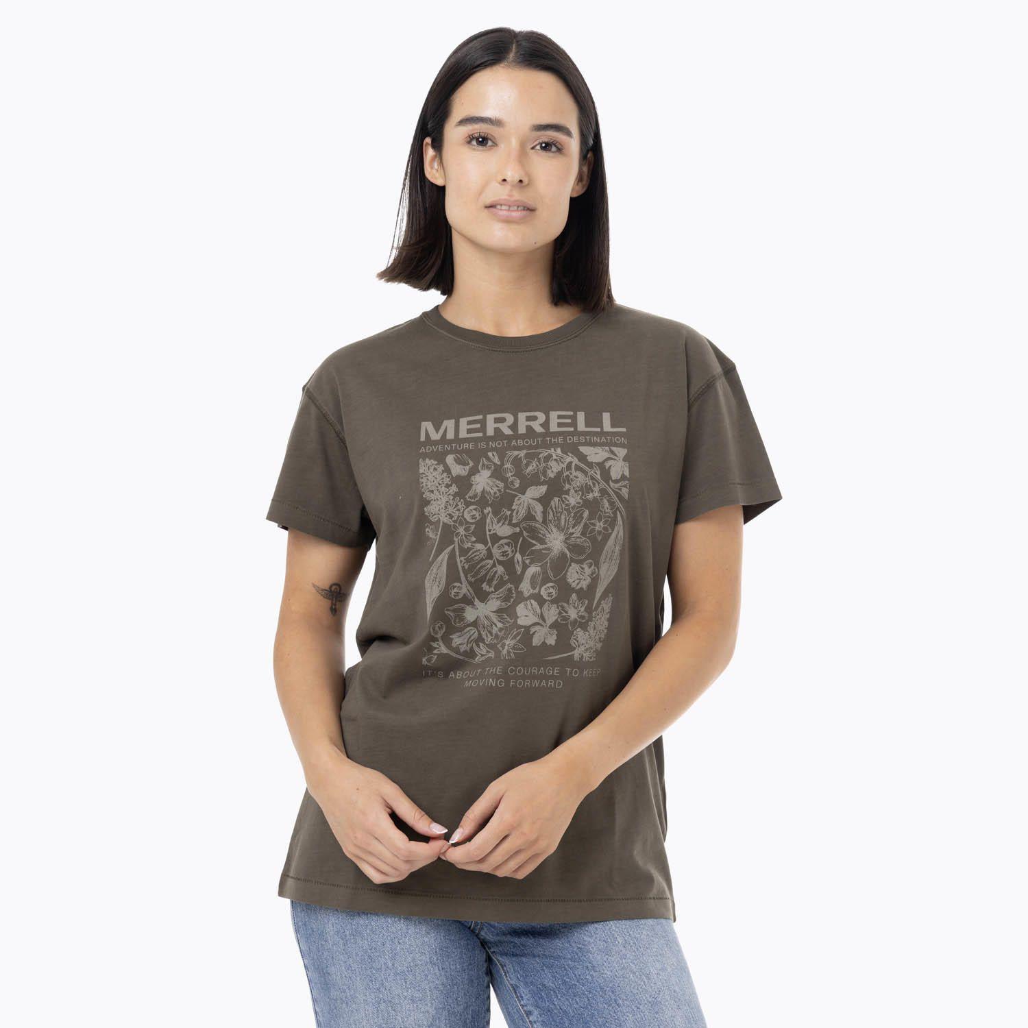 Polera Manga Corta Mujer Big Print Verde-0