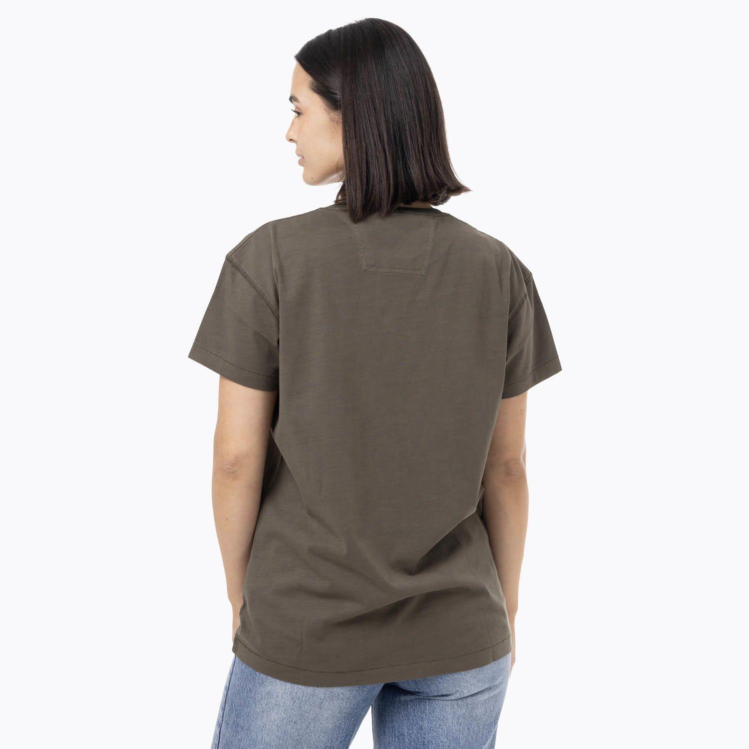 Polera Manga Corta Mujer Big Print Verde-3