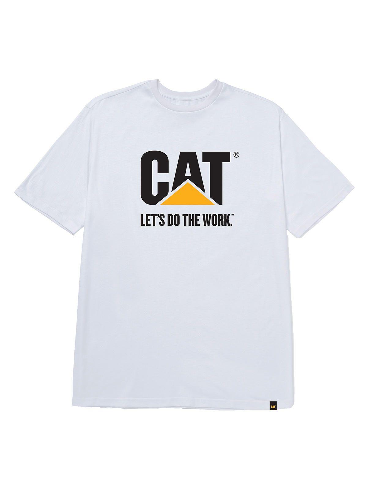 Polera Manga Corta Hombre Diseño Do The Work Blanco-0