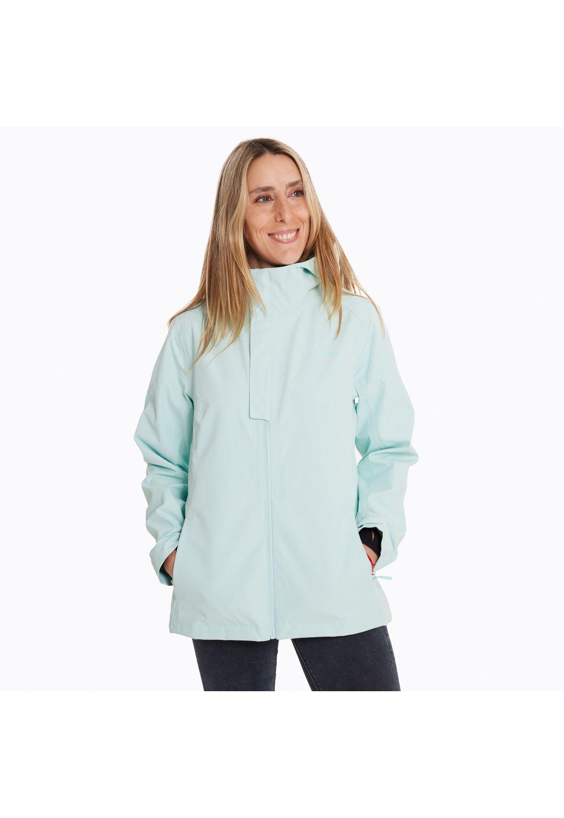 Chaqueta Mujer Salinas Hardshell Celeste-0