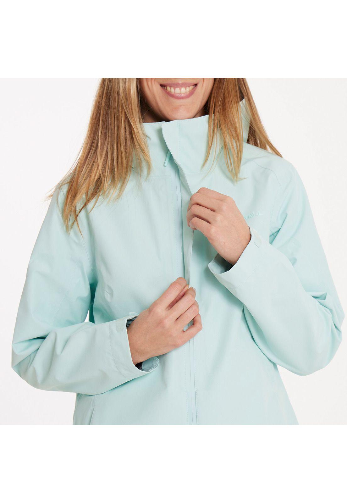 Chaqueta Mujer Salinas Hardshell Celeste-5