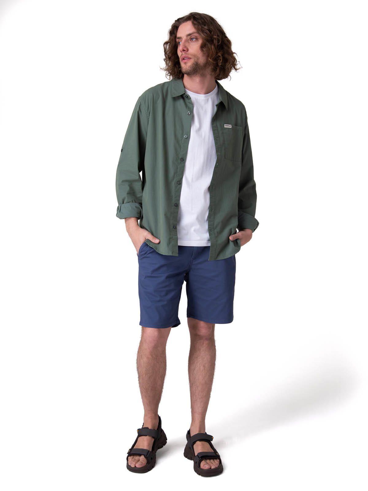 Camisa Manga Larga Convertible L/S Popl Hombre Verde-4