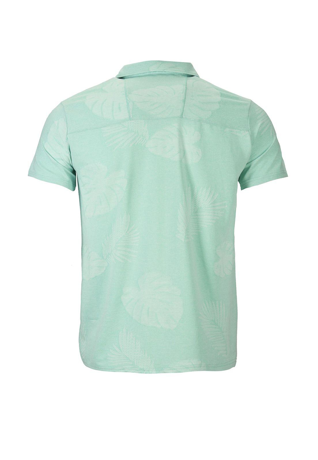 Polera Hombre Palm Celeste-1