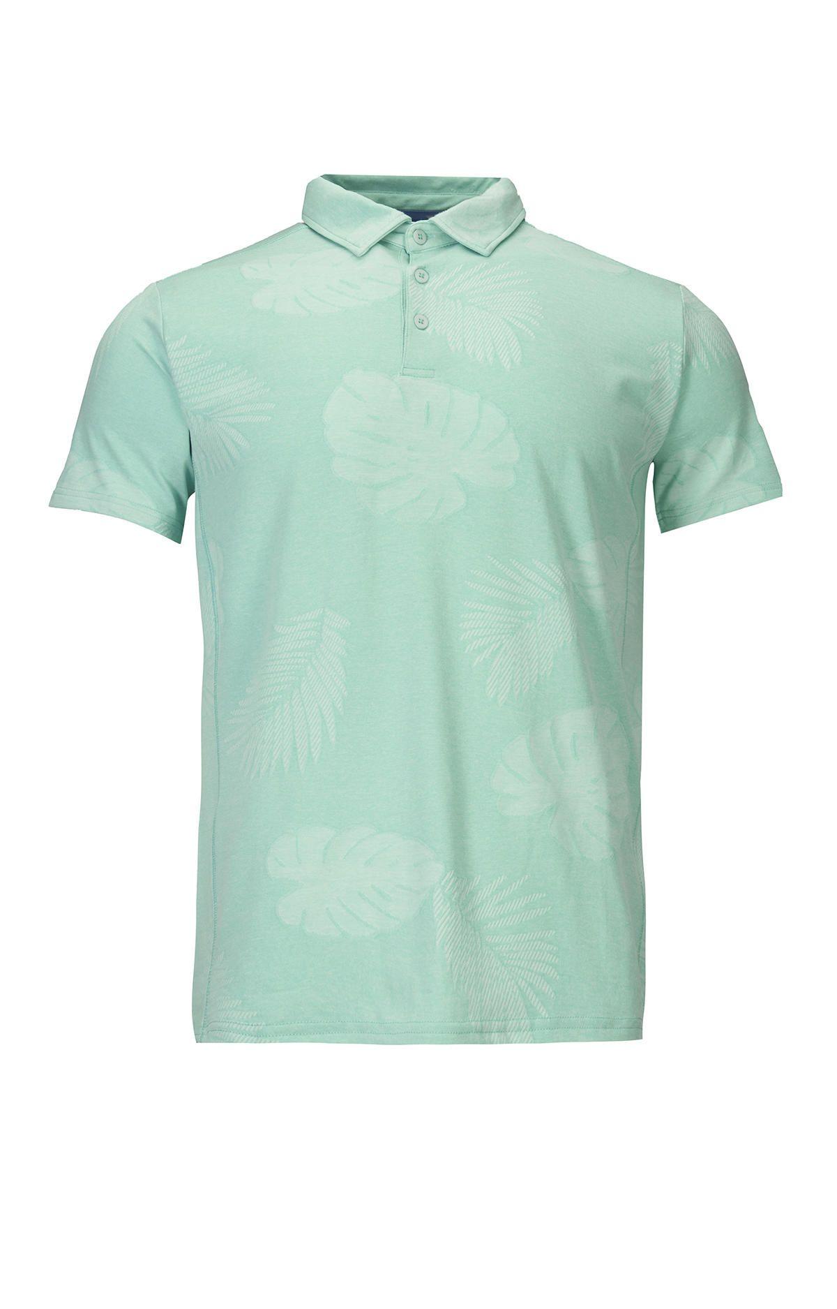 Polera Hombre Palm Celeste-0