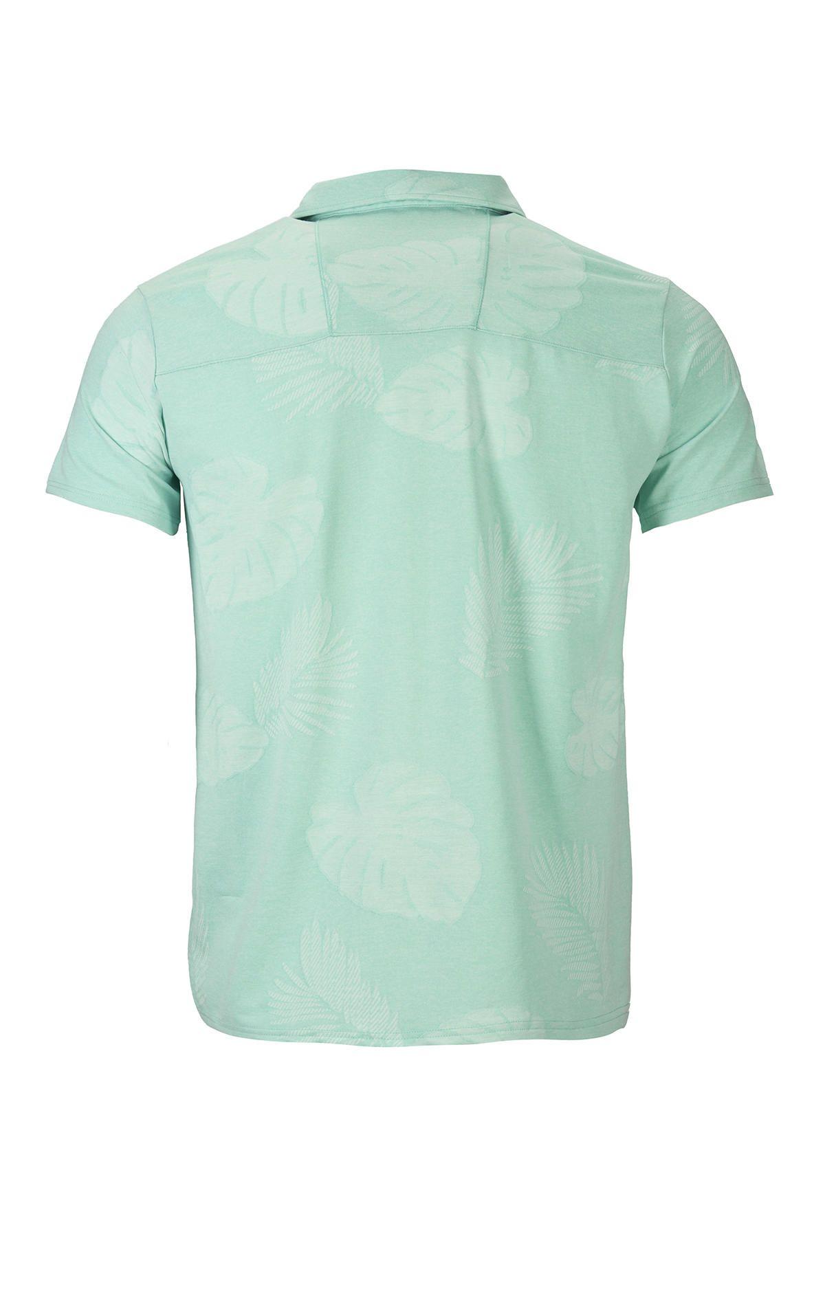 Polera Hombre Palm Celeste-1