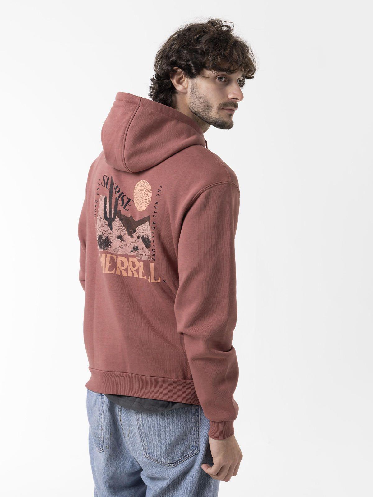 Polerón Hombre Urban Hoodie Rojo-4