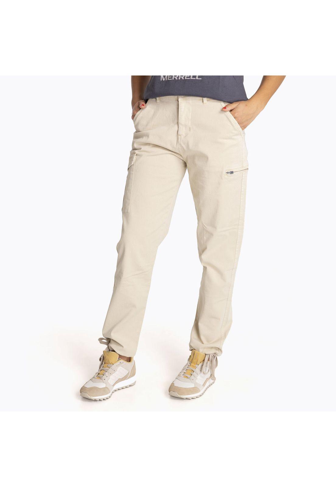 Pantalon Mujer Cotton Jogger Café-0