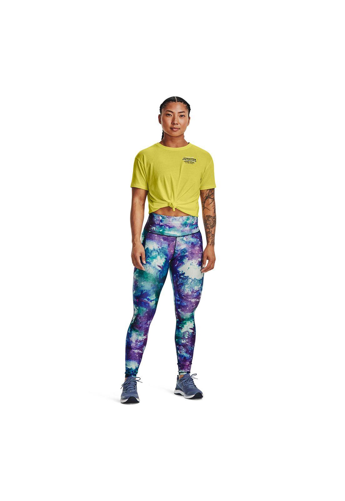 Calza HeatGear Armour FOTC mujer Morado-5
