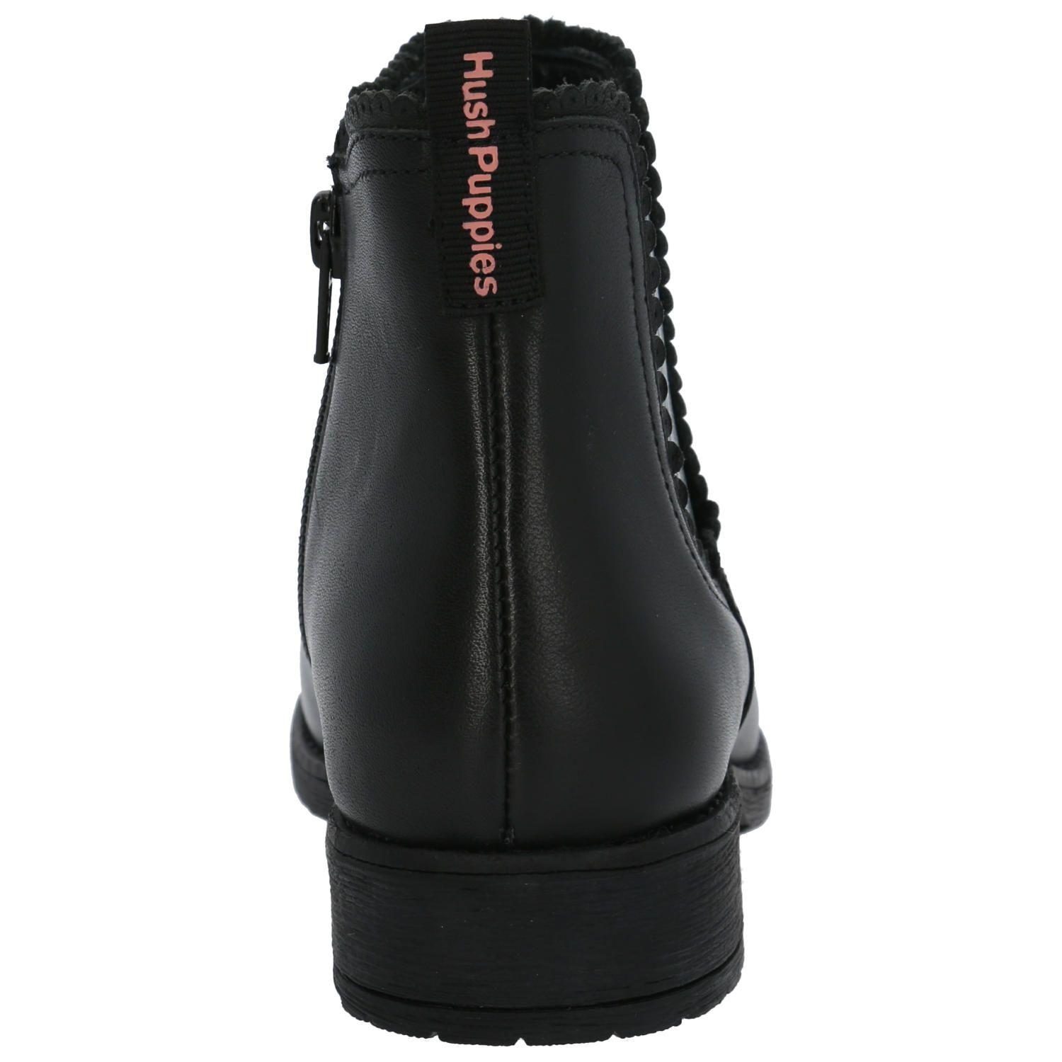 Botín Cuero Niña Asmara Negro-6