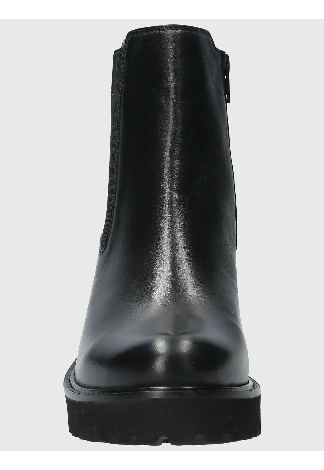 Botín Cuero Mujer Cassia Negro-3