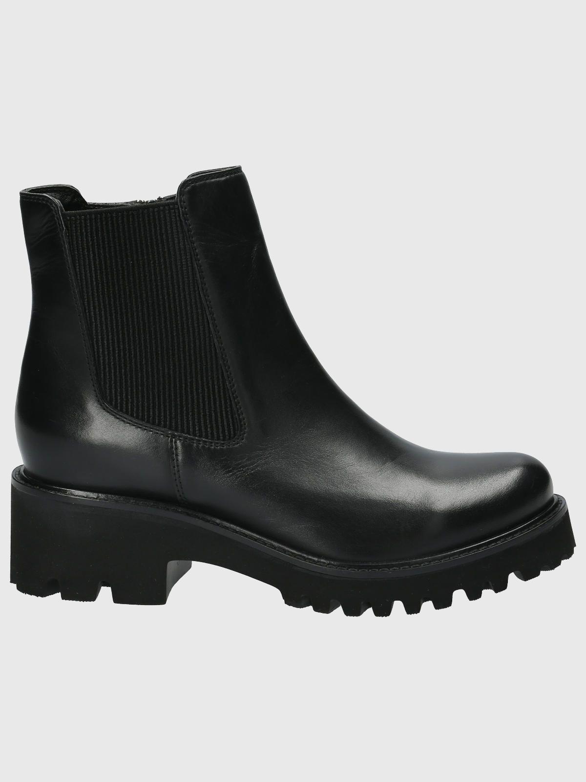 Botín Cuero Mujer Cassia Negro-1