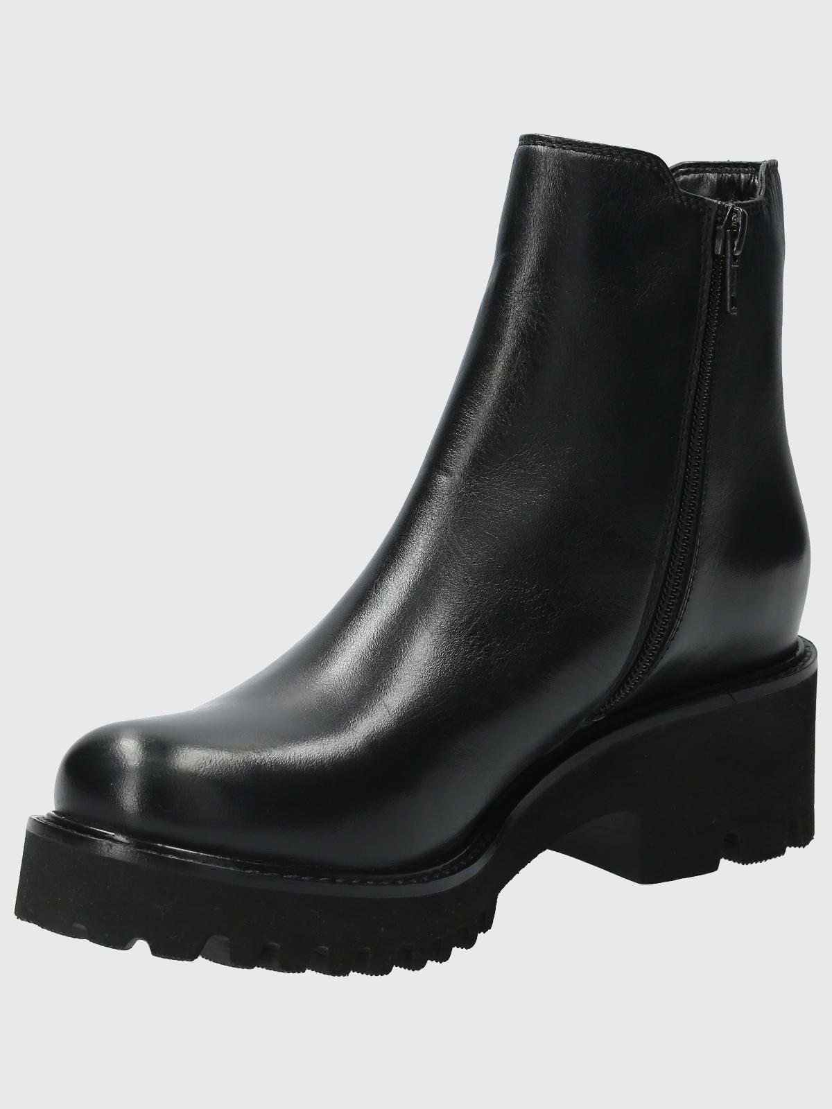 Botín Cuero Mujer Cassia Negro-4