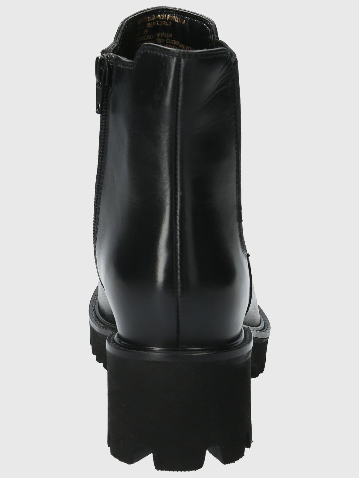 Botín Cuero Mujer Cassia Negro-6