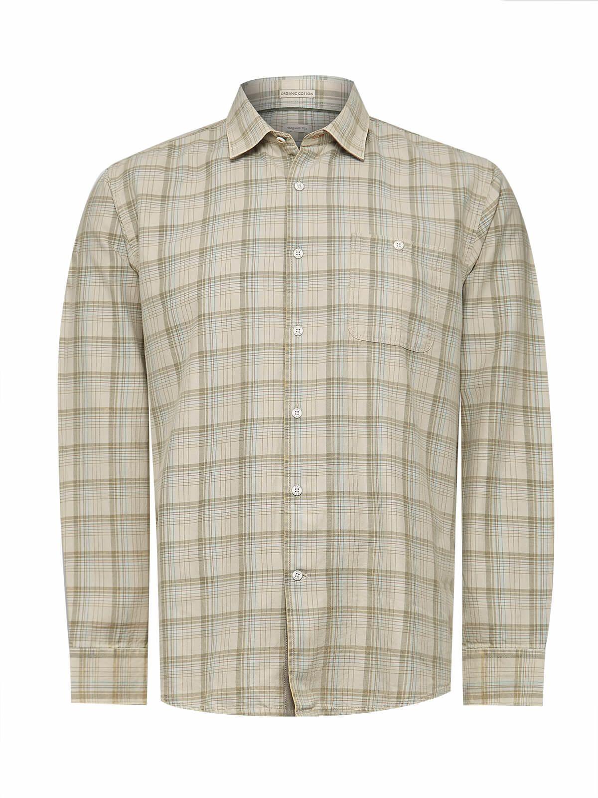 Camisa Algodón Orgánico Hombre Arbed Verde-0