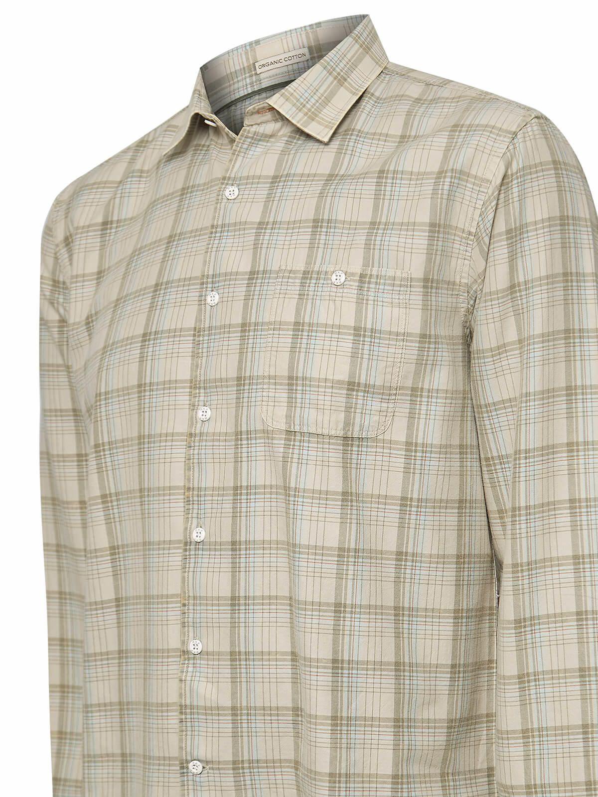 Camisa Algodón Orgánico Hombre Arbed Verde-3