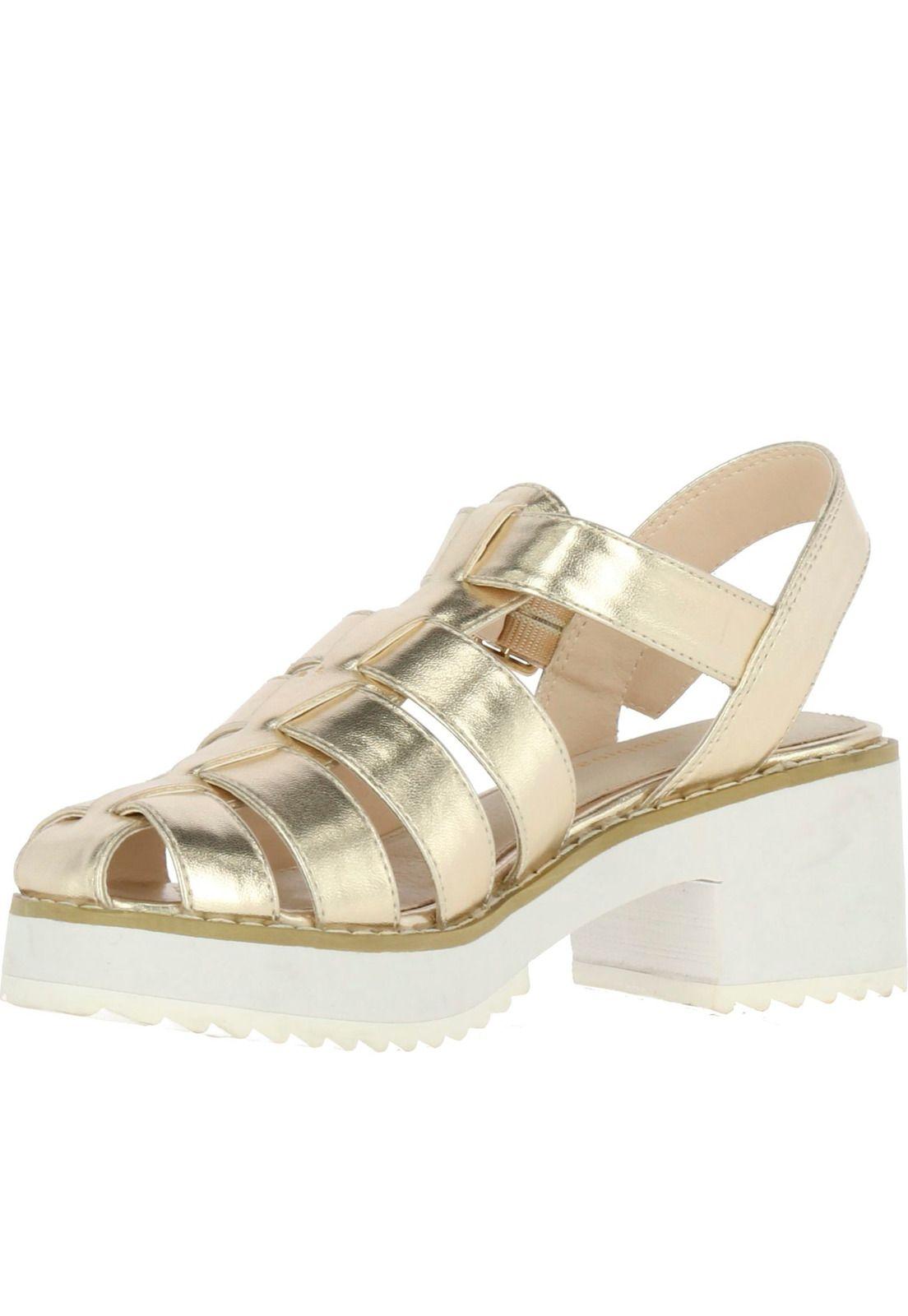 Sandalia  Pasley Dorado-1