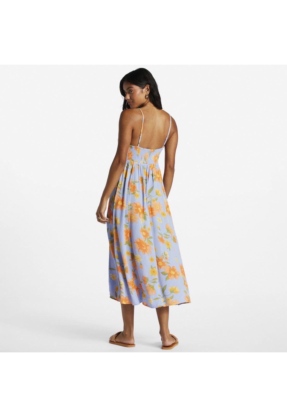 Vestido Last Sunset Wvdr Celeste Mujer-3