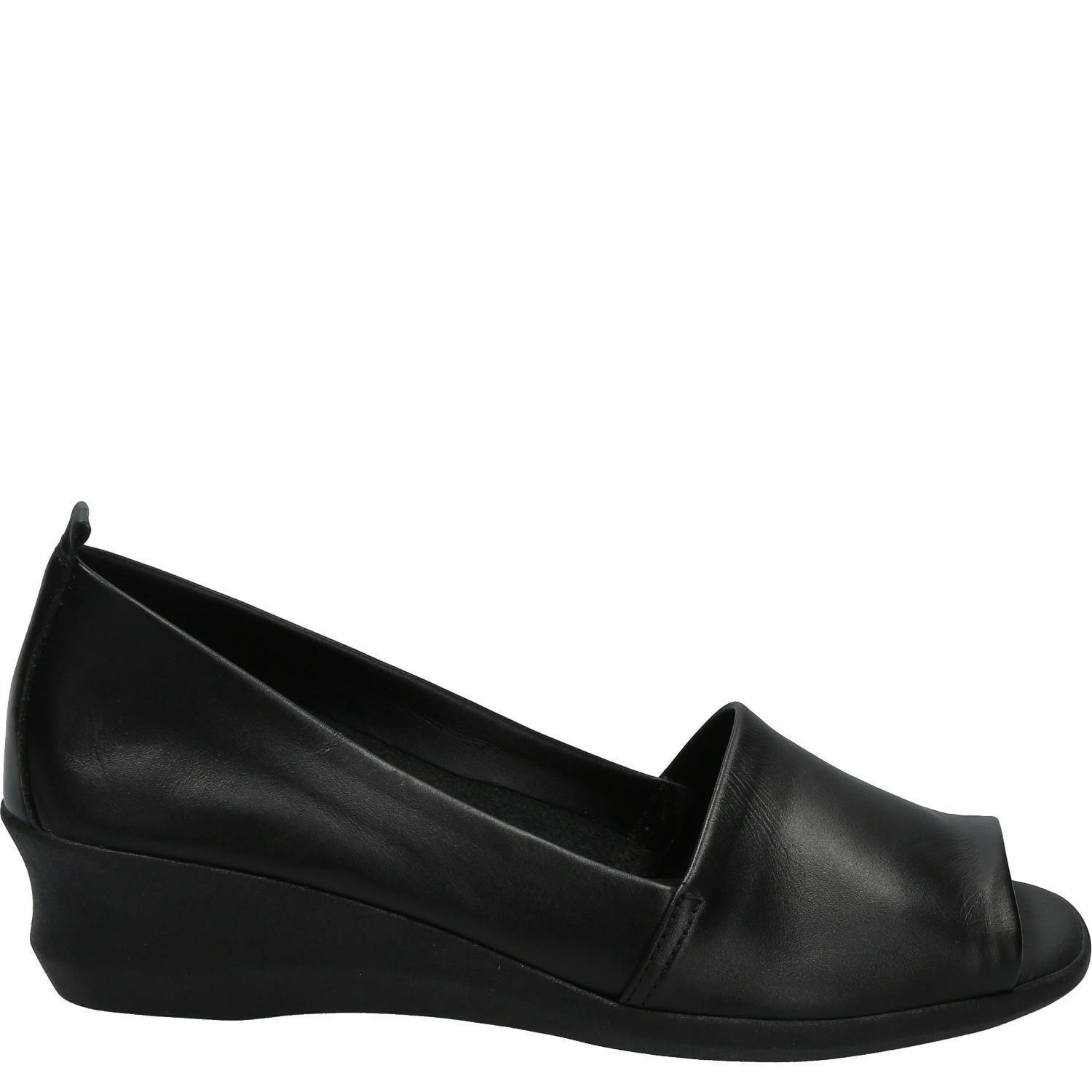 Zapato Cuero Mujer Boyson Negro-1