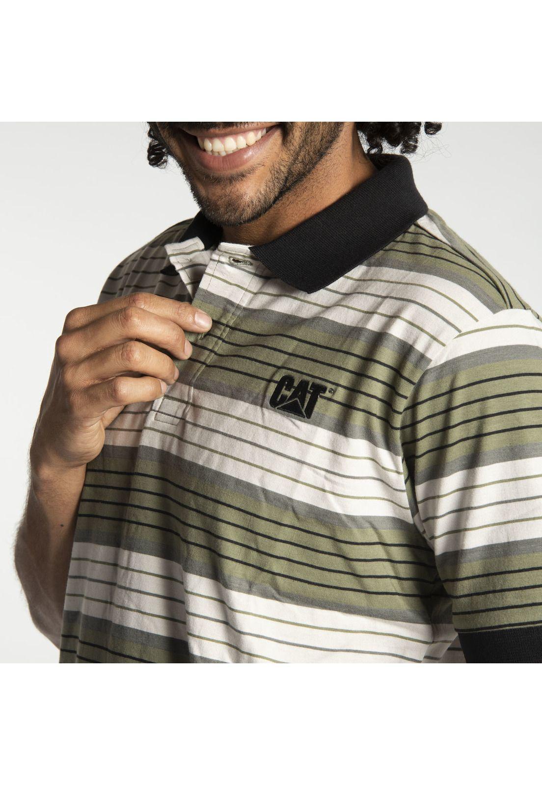 Polera Polo Hombre Fdtn Jersey Knit Pol Verde Musgo-3