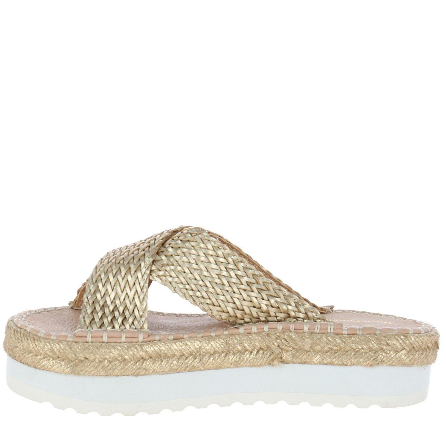 Sandalia  Tropez Dorado-3